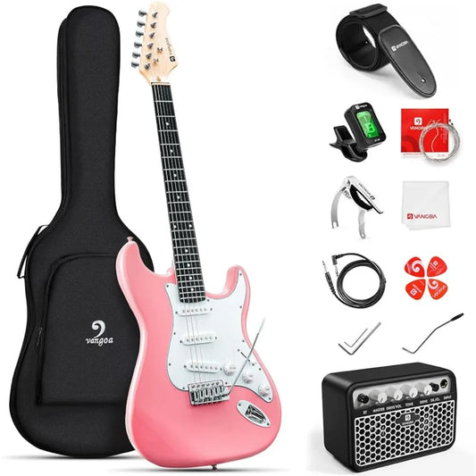 Complete Electric Guitar Kit for Beginners (Full Size)